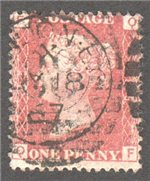 Great Britain Scott 33 Used Plate 85 - QF - Click Image to Close